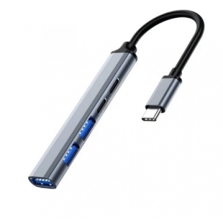 HUB USB 5 IN 1 (1XUSB-C PD 100W / 1X USB-C / 3XUSB-A)  EWENT EW1149